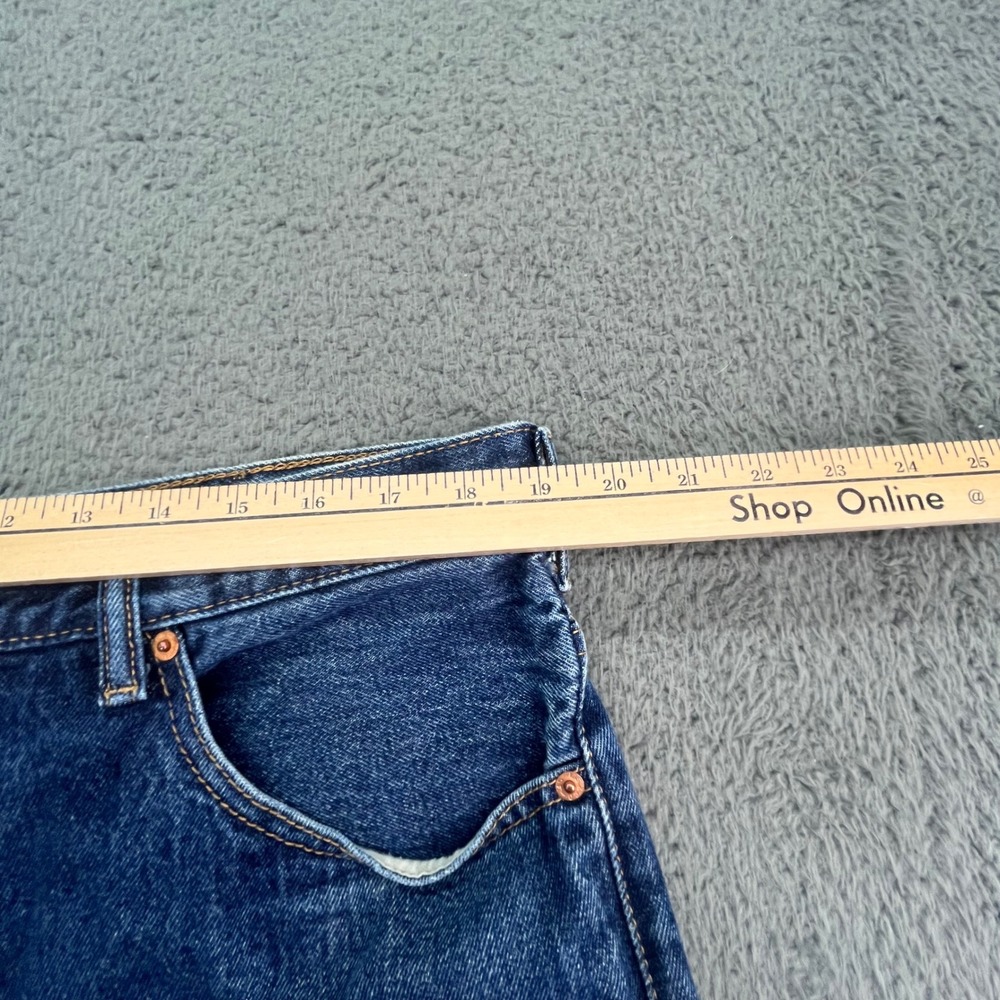 Levi's 501 Straight Leg Jeans Blue Denim Mens W38 L32 Classic Fit Rab View 2